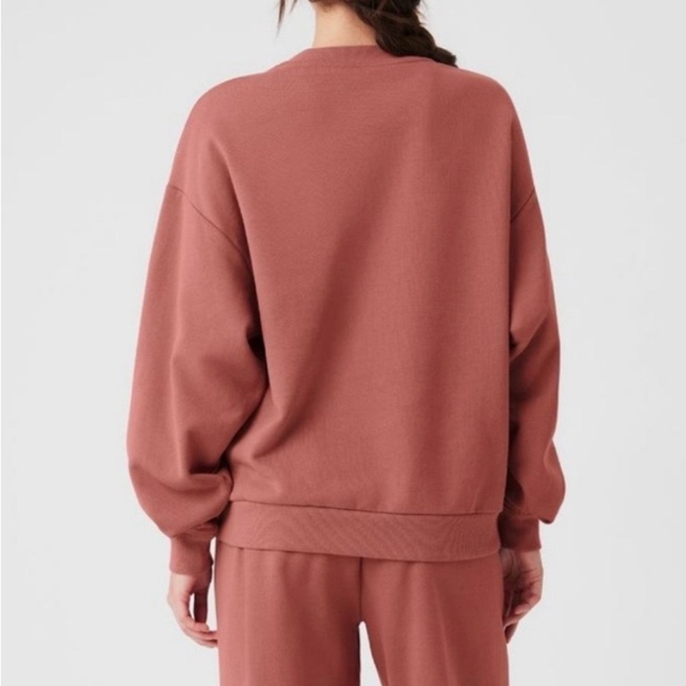 Alo Accolade Sweatshirt Terracotta - Picture 7 of 7